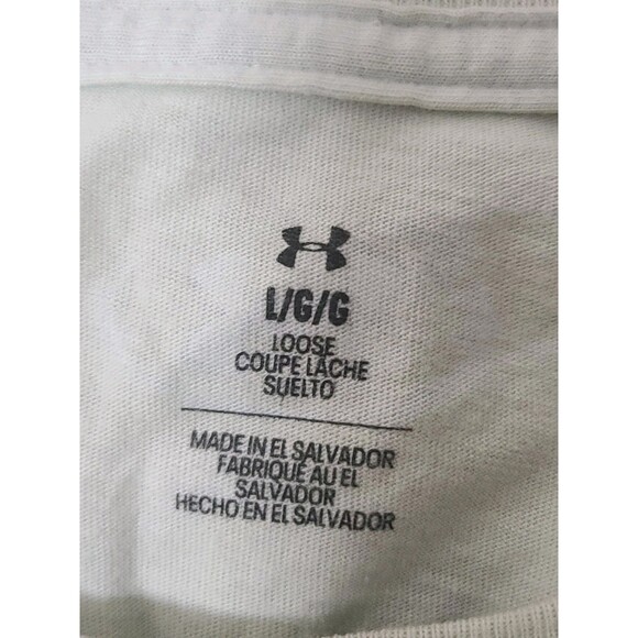 Under Armour Freedom Shirt Womens Large Green Short Sleeve Active Top T-shirt - Picture 5 of 5